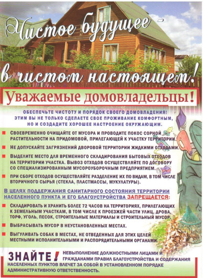 Правила благоустройства. Правила благоустройства.